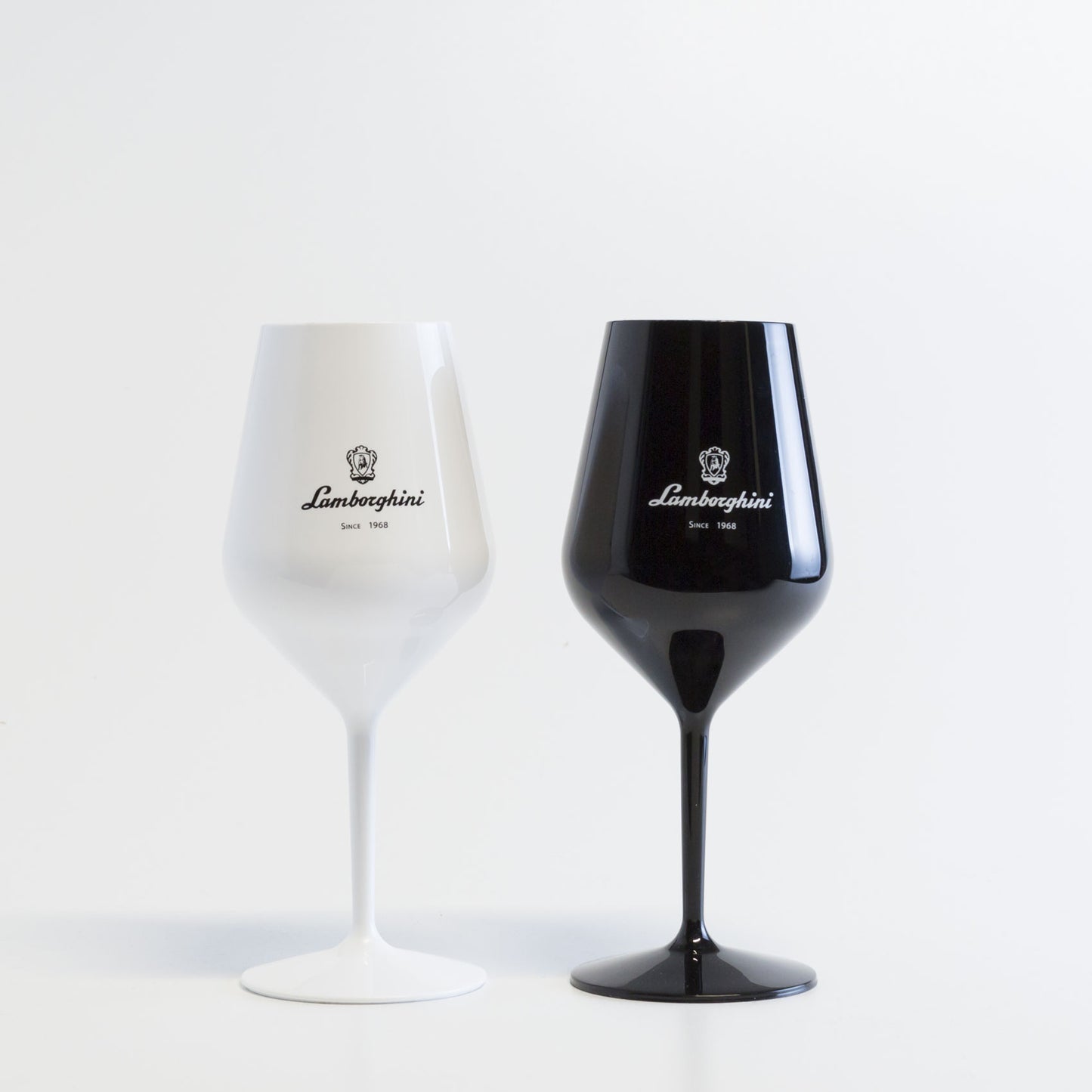 Lamborghini Black & White Acrylic Glasses