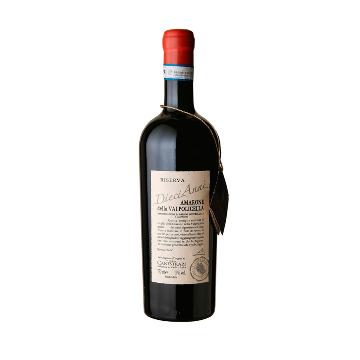 "Dieci Anni" Amarone della Valpolicella DOCG Riserva